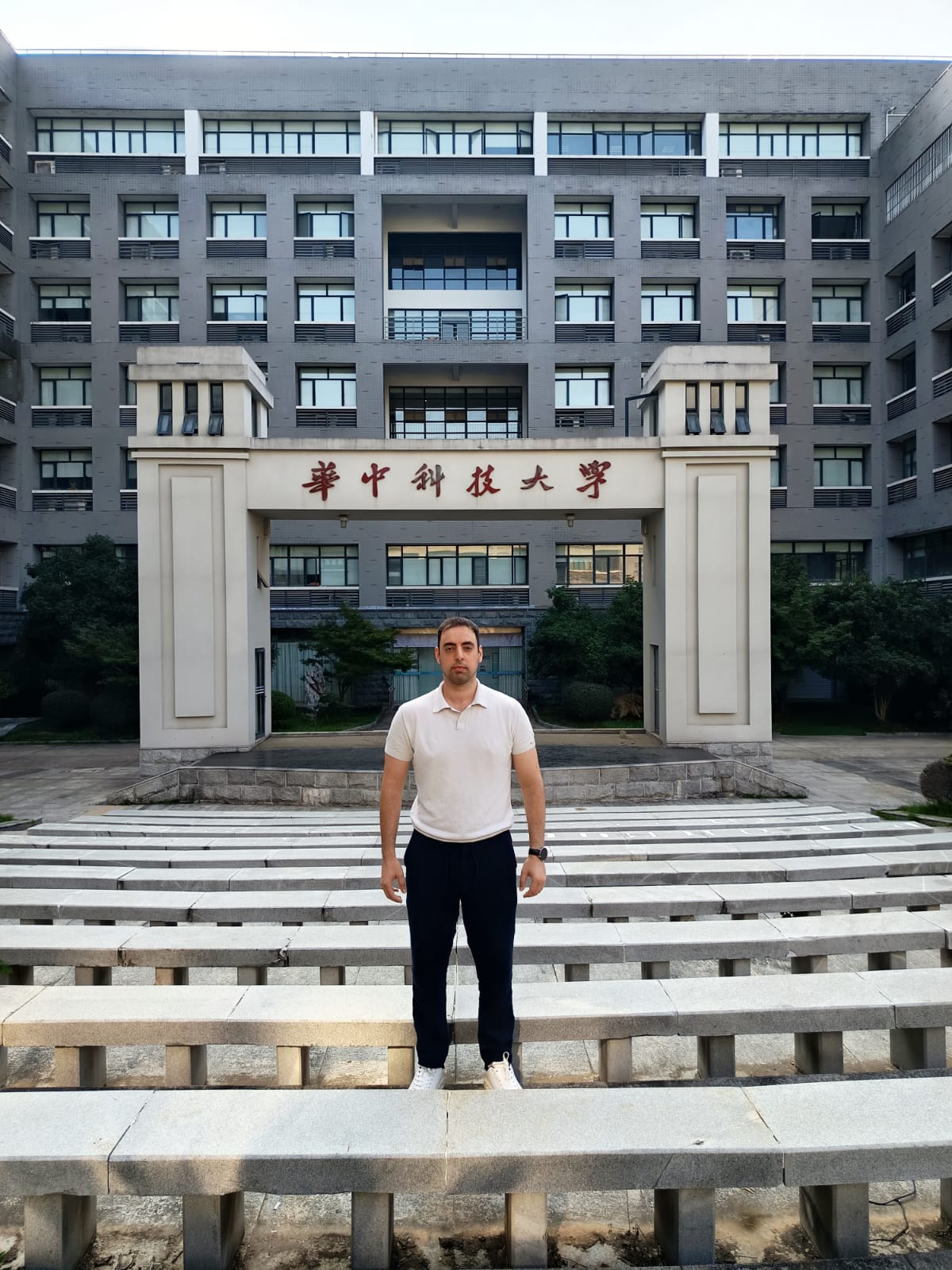 Oriol Martinez at Huazhong University of Science and Technology in Wuhan